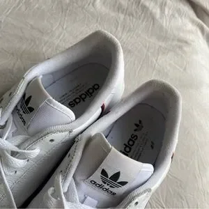 adidas | Shoes | Adidas Continental 8 Sneakers Cloud White Scarlett ...